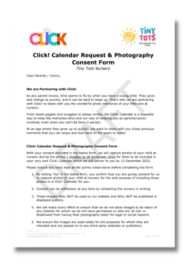 request & photography consent form