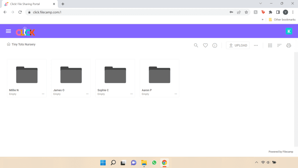 Individual Folders